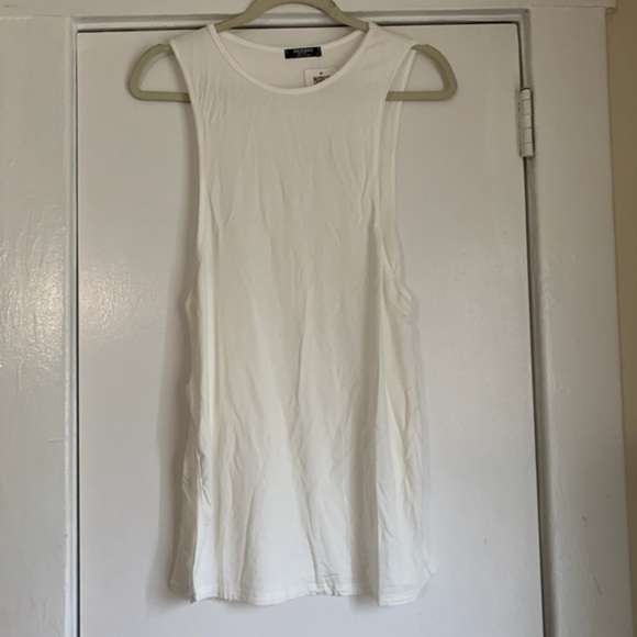 White Swimsuit Beach Cover Up Dress Small - Picture 2 of 6